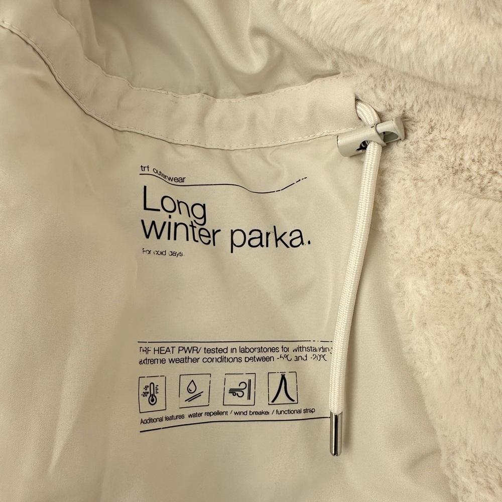 Zara Fur-Trimmed Long Winter Parka - Picture 8 of 12